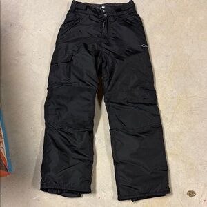 Champion Black Kids Snow Pants Joggers